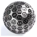 45mm Metal D100 Inscribed Silver