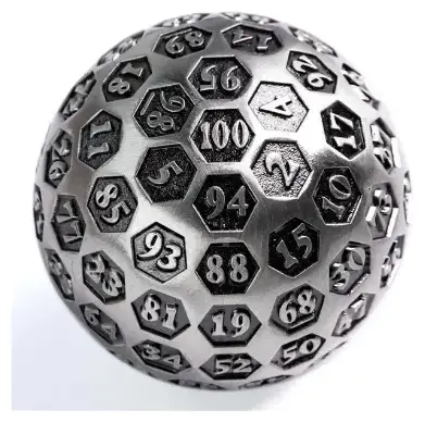 45mm Metal D100 Inscribed Silver