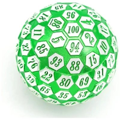 45mm Metal D100 Green and Silver