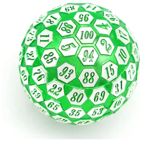 45mm Metal D100 Green and Silver