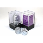 Aluminum-Plated Metallic 16mm d6 with pips Pair (2)