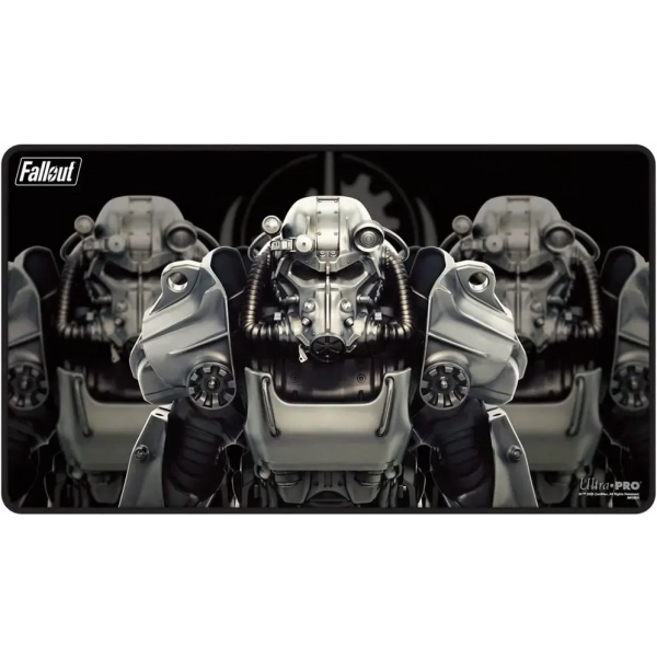 UP - Brotherhood of Steel Black-Stitched Playmat for Bethesda - Fallout