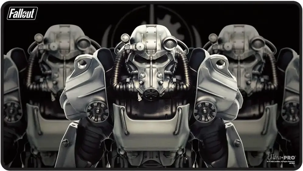 UP - Brotherhood of Steel Black-Stitched Playmat for Bethesda - Fallout