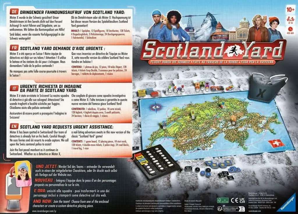 Scotland Yard Switzerland 2024 - DE/FR/IT/EN