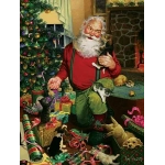 Santas Hunde und Katzen