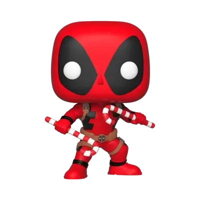 Funko POP! Holiday - Deadpool w/Candy Canes Vinyl Figure 10cm