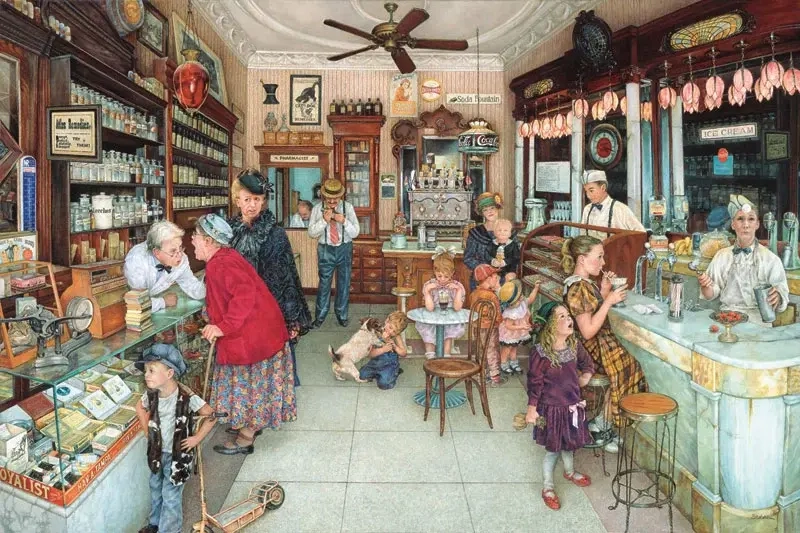 Soda Fountain - Susan Brabeau