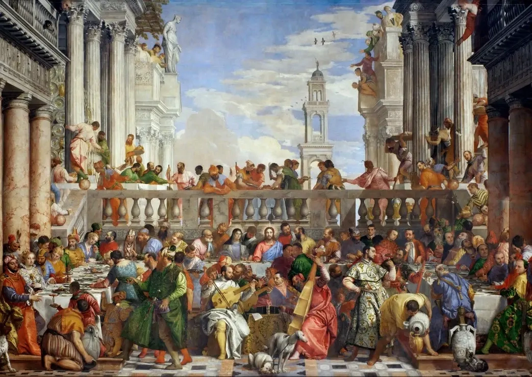 Die Hochzeit zu Kana - 1563 - Paolo Veronese