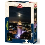 Neon Puzzle - Galata Tower
