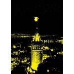 Neon Puzzle - Galata Tower