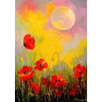 Poppies in the Moonlight