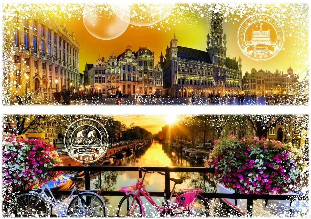 Travel around the World - Belgien und Niederlande (1000 Teile)