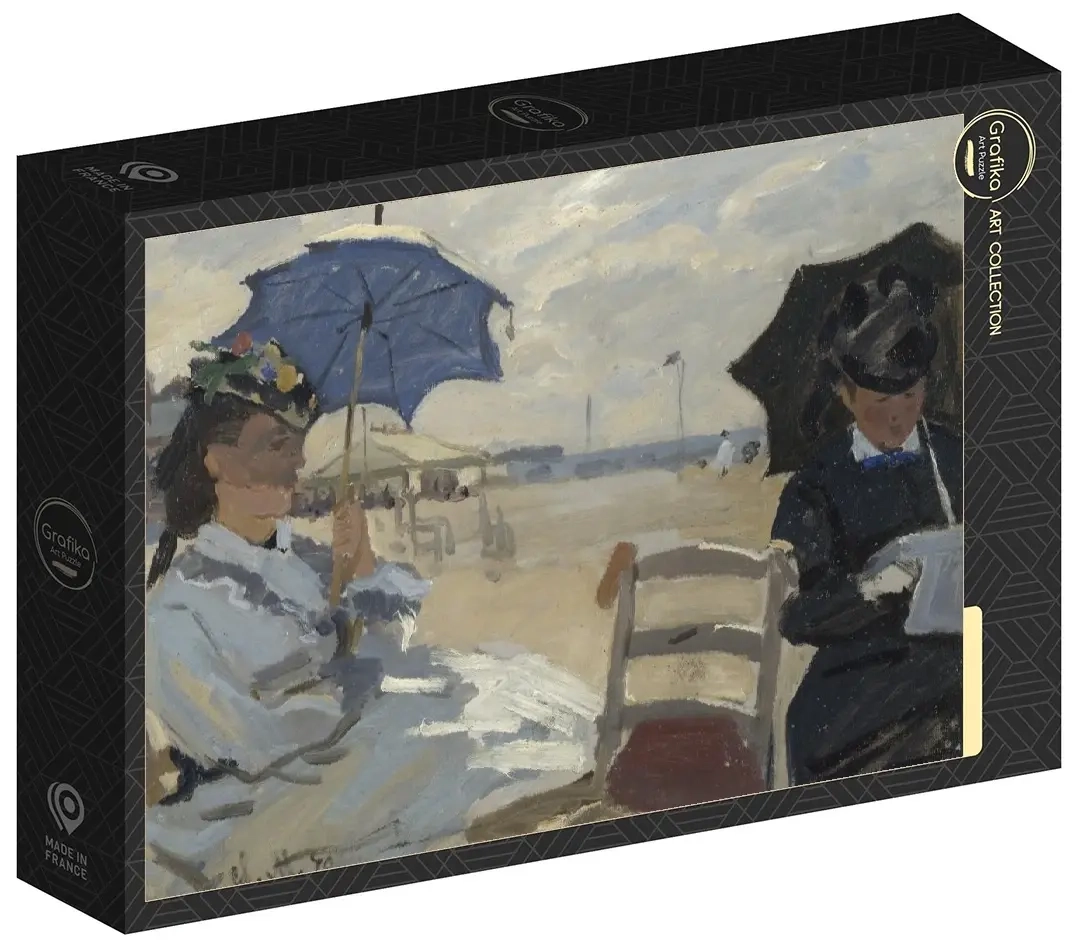 Claude Monet - The Beach at Trouville, 1870
