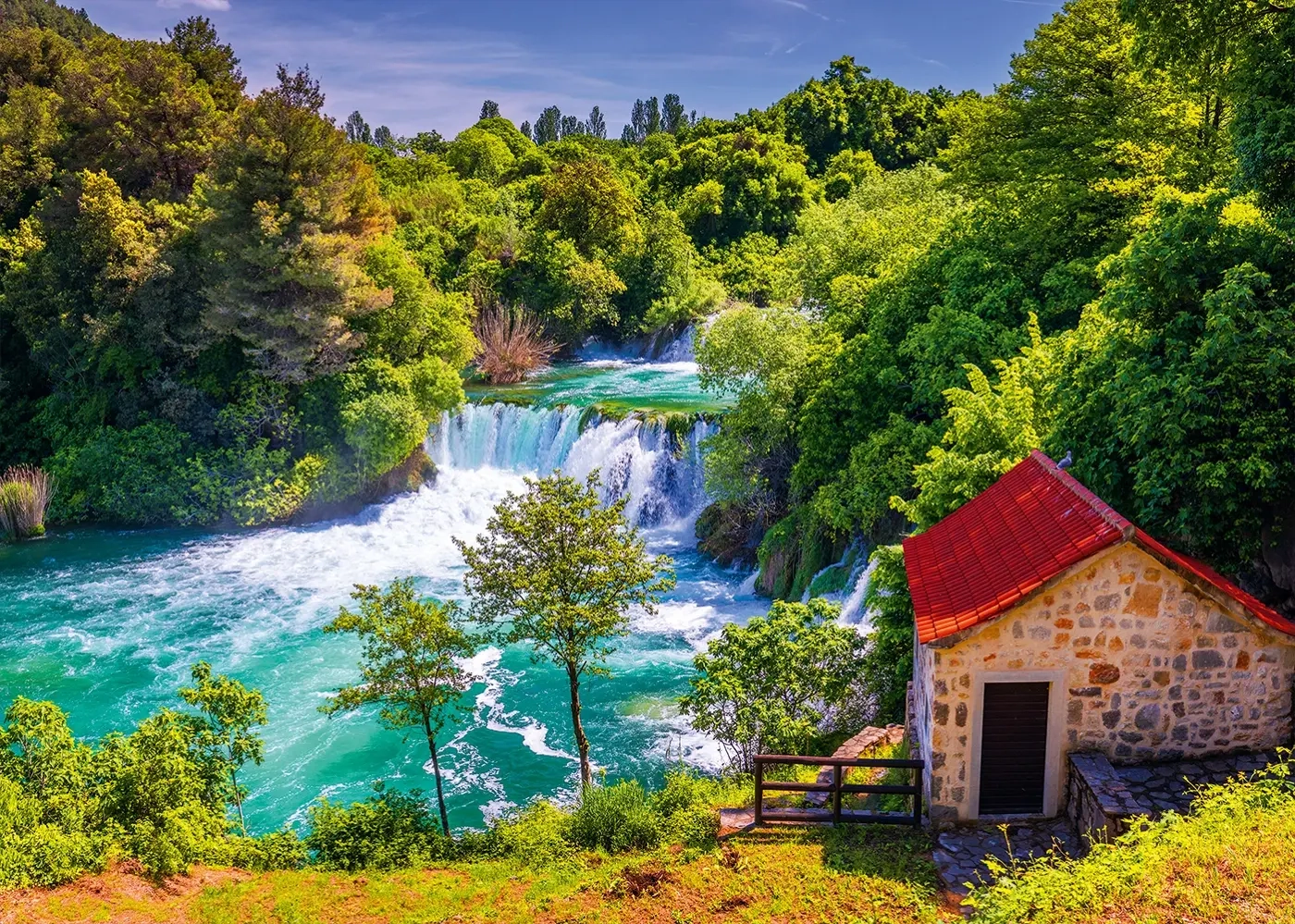 Krka-Wasserfälle - Kroatien