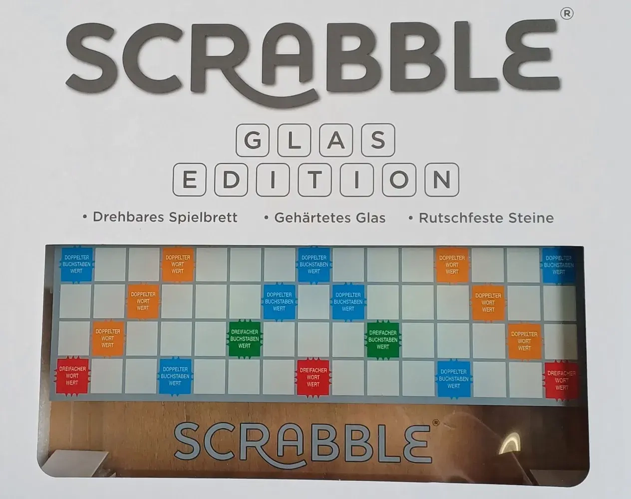 Scrabble Glas-Edition
