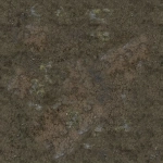 Muddy Streets Gaming Mat 90x90cm Grid