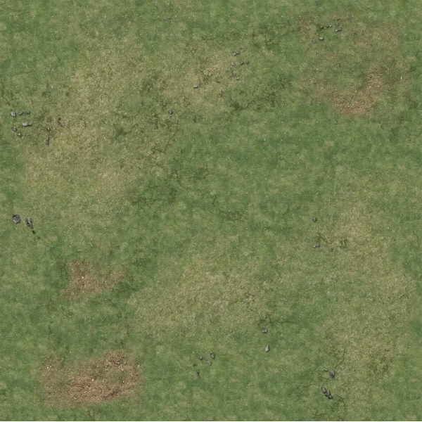 Grassy Fields - Spielmatte mit Raster (60x60cm)