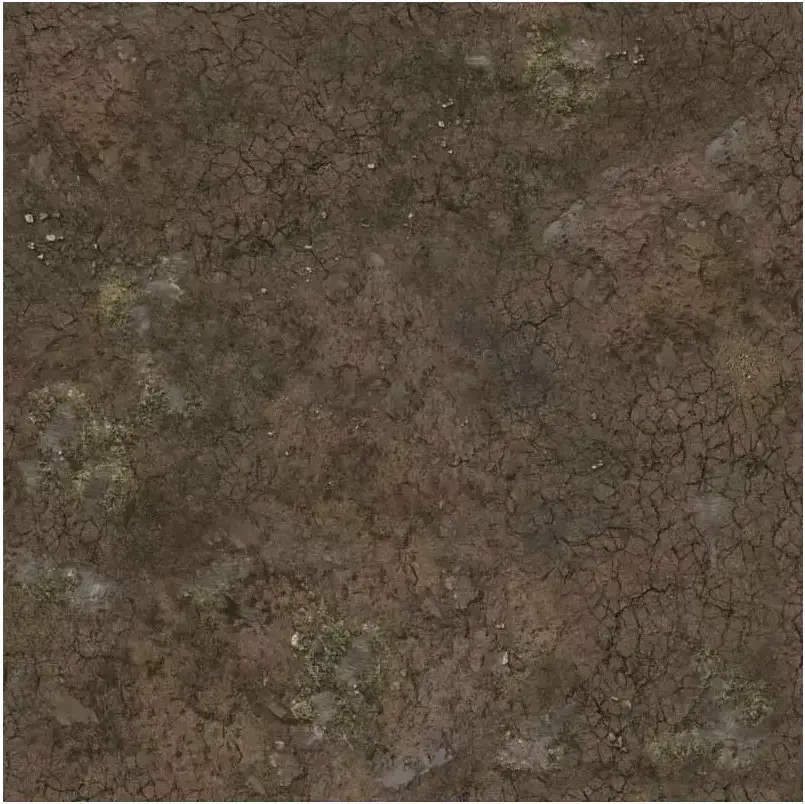 Muddy Streets - Spielmatte (60x60cm)