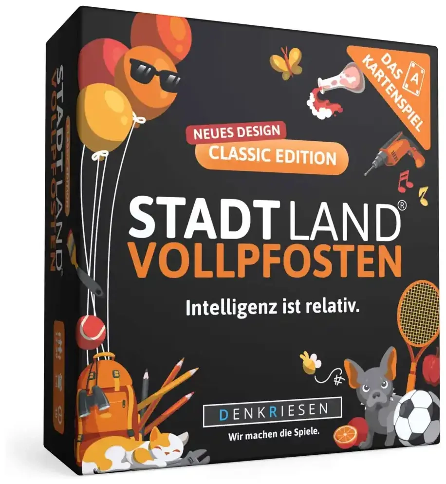 STADT LAND VOLLPFOSTEN: Das Kartenspiel – Classic Edition