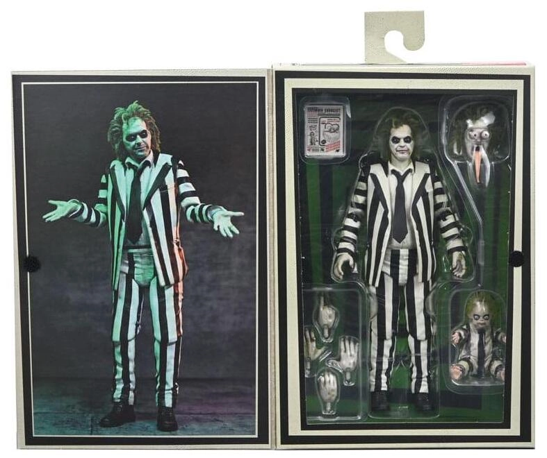 Beetlejuice Beetlejuice - 7" Scale Action Figure - Ultimate "Striped Suit" Beetlejuice