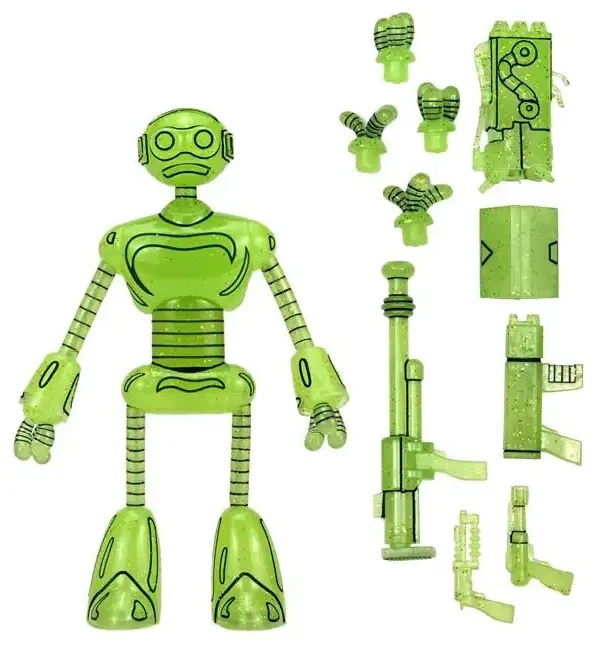 TMNT Mirage Comics - 7” Scale Action Figures – Transmat Fugitoid GID