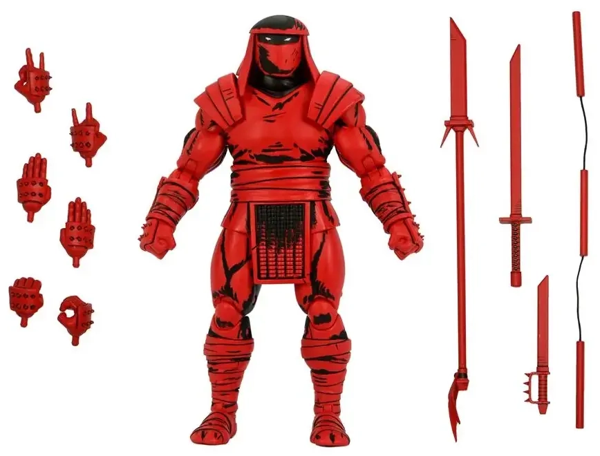 TMNT (Mirage Comics) - 7" Scale Action Figure - Red and Black Foot Enforcer