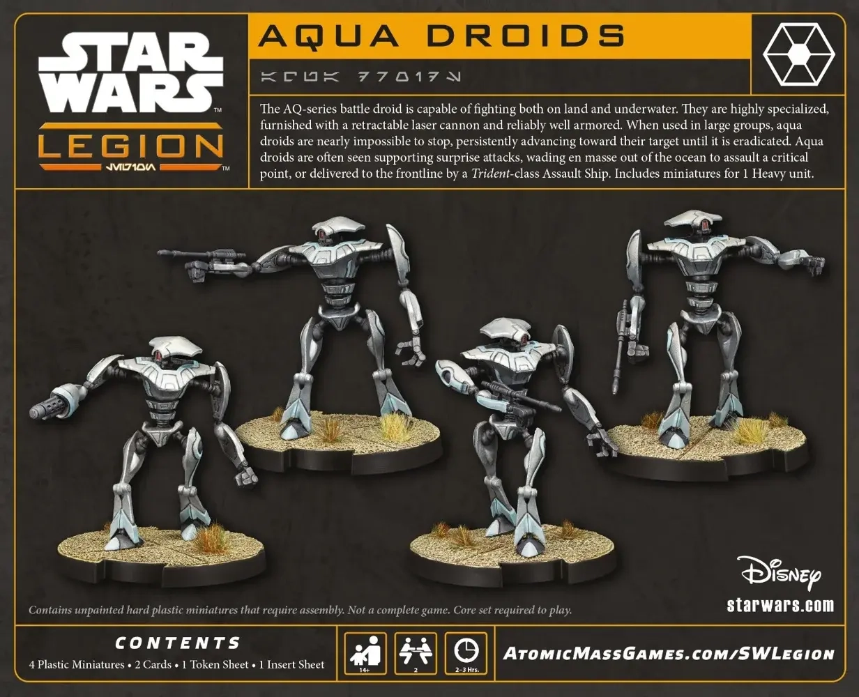 Star Wars Legion Aqua Droid Unit