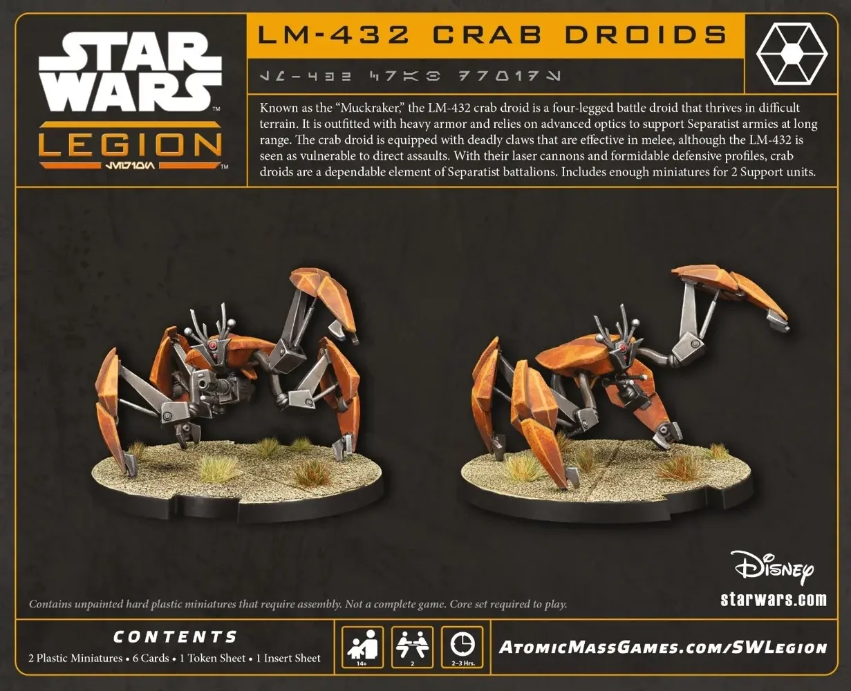Star Wars: Legion – LM-432 Crab Droids