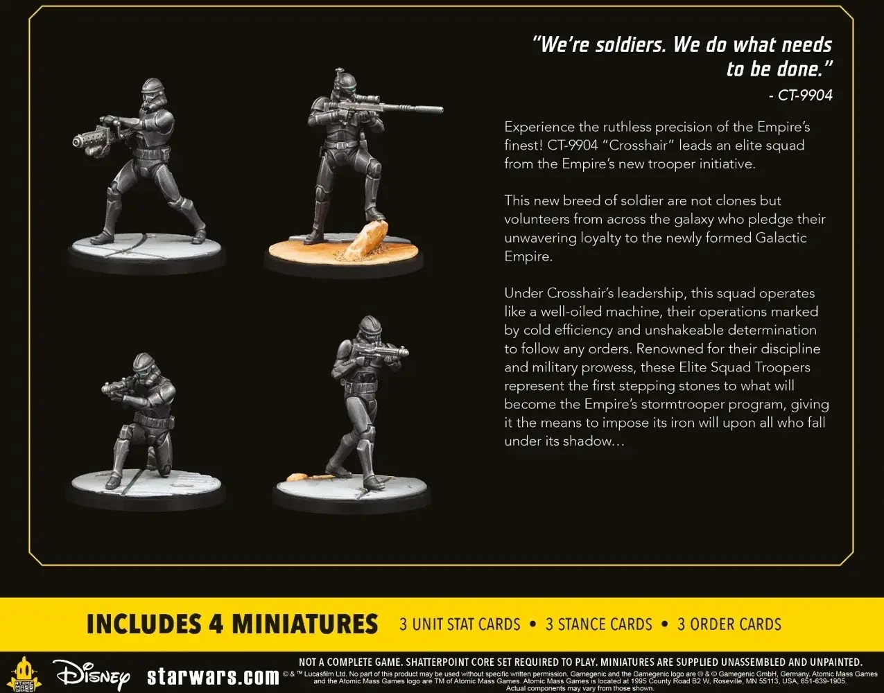 Shatterpoint: Good Soldiers Follow Orders (Gute Soldaten folgen Befehlen)