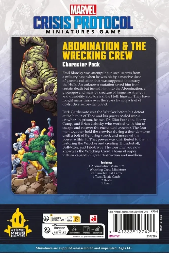 Marvel: Crisis Protocol - Abominat & Wrecking Crew