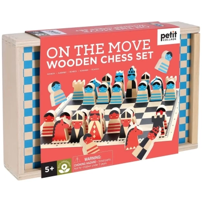 On the Move Wooden Chess Set