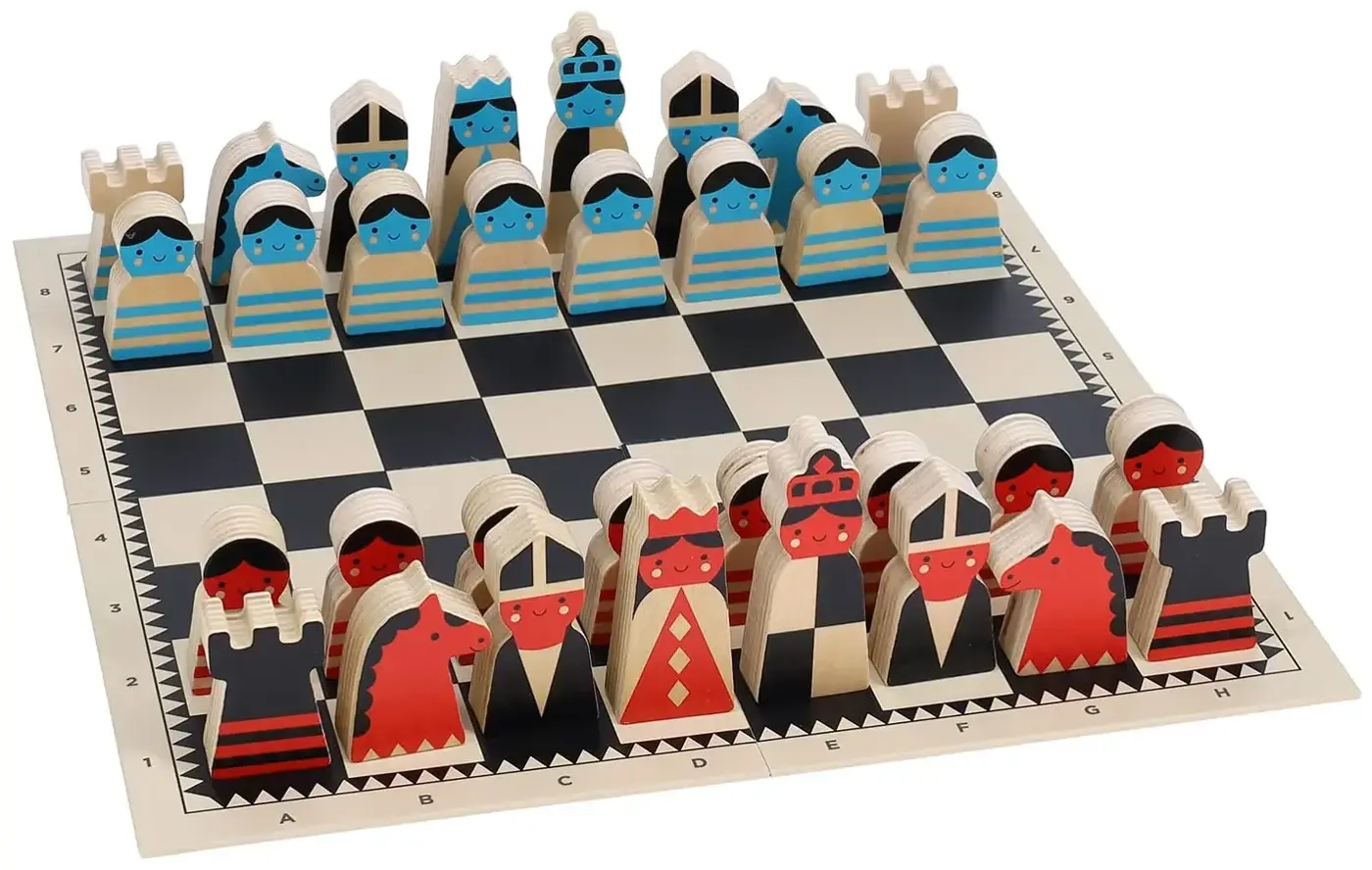 On the Move Wooden Chess Set