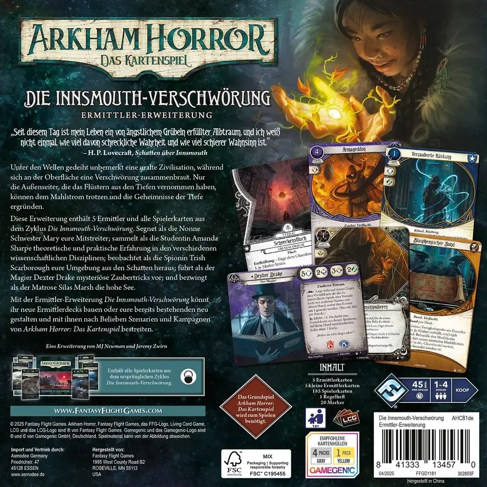Das Kartenspiel - Die Innsmouth-Verschwörung (Ermittler-Erweiterung)