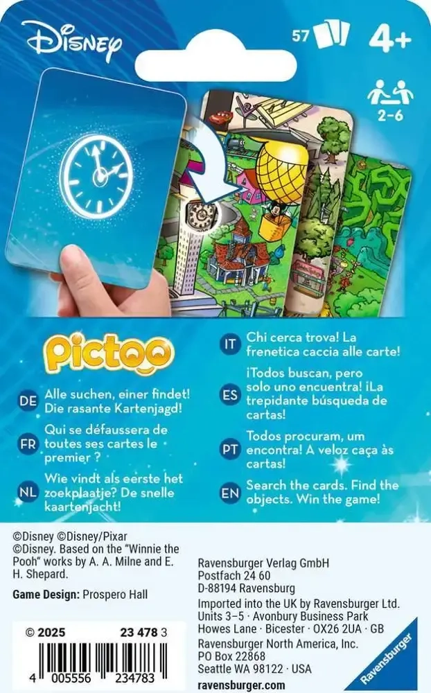 Pictoo Card Game Disney