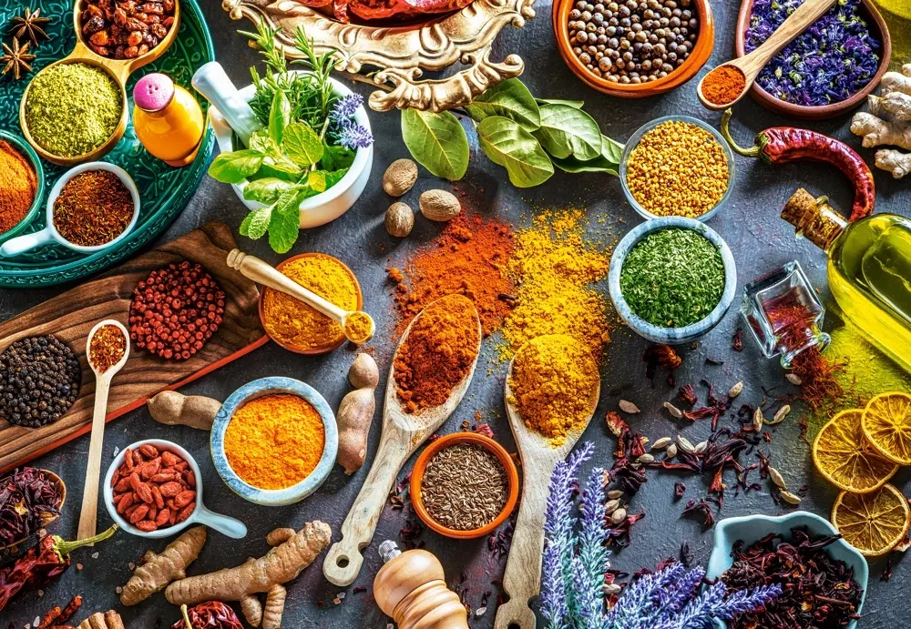 Die Farben der edlen Gewürze