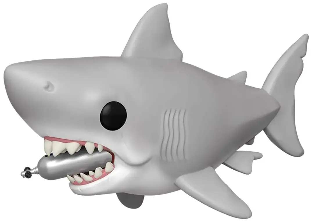 POP - Der Weisse Hai - Jaws with Diving Tank 15 cm