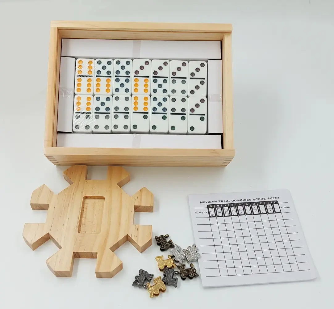 Mexican Train in Holzbox