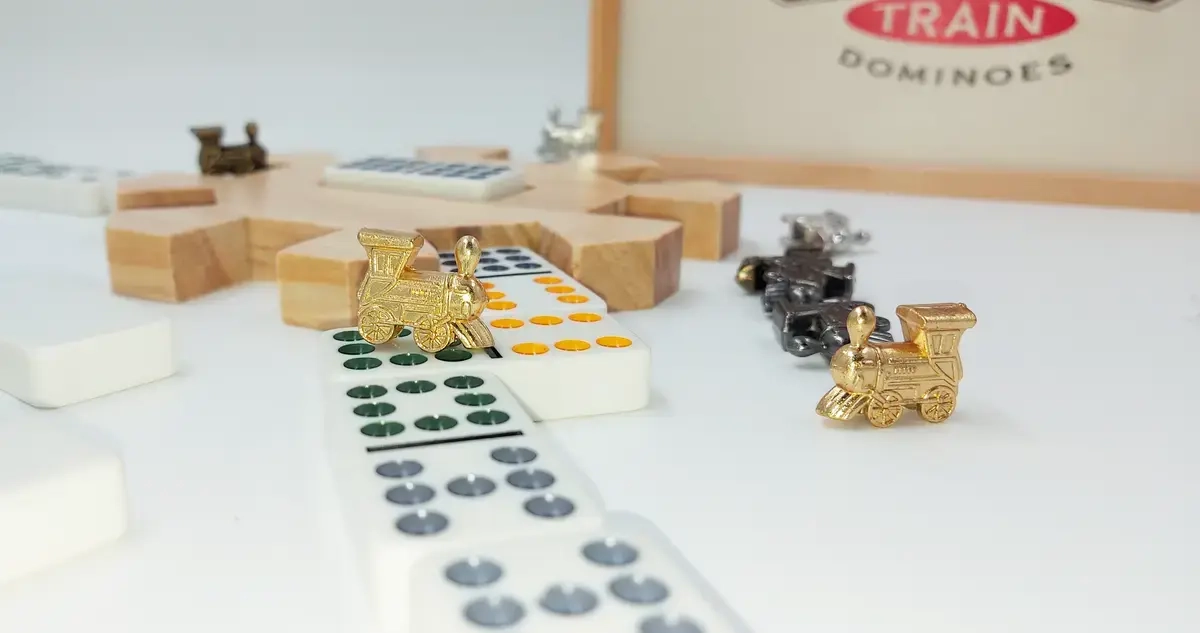 Mexican Train in Holzbox