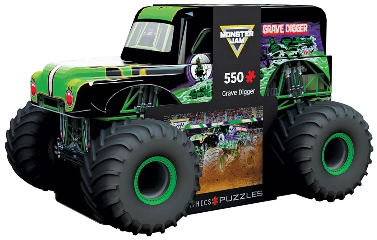 Monster Jam | Grave Digger - Blechdosenpuzzle