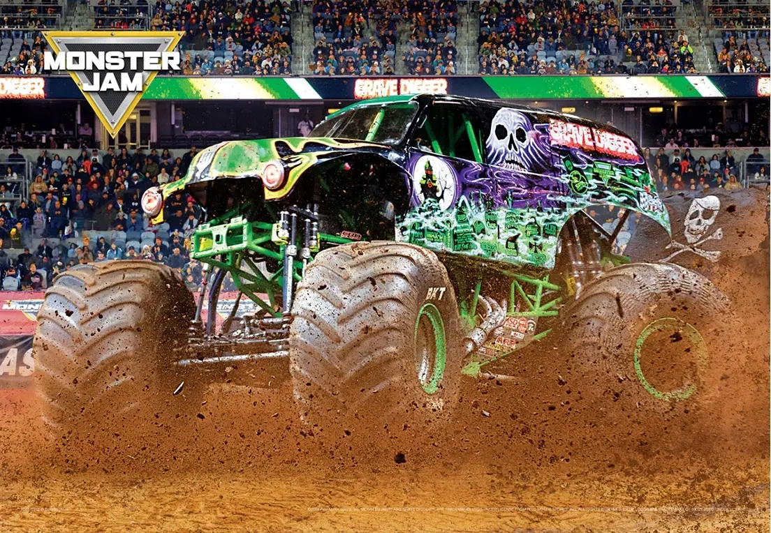 Monster Jam | Grave Digger - Blechdosenpuzzle