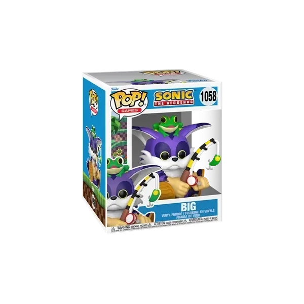 Funko POP! Super: Sonic - Big the Cat w/Froggy