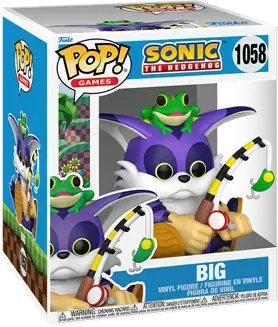 Funko POP! Super: Sonic - Big the Cat w/Froggy