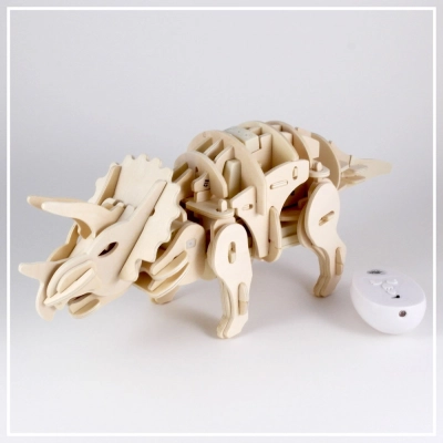 Triceratops - 3D Robotic Holzpuzzle