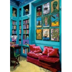 Room with Red Sofa