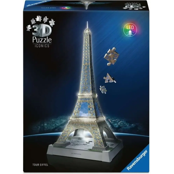 Iconics La Tour Eiffel with Light