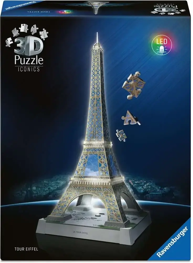 Iconics La Tour Eiffel with Light