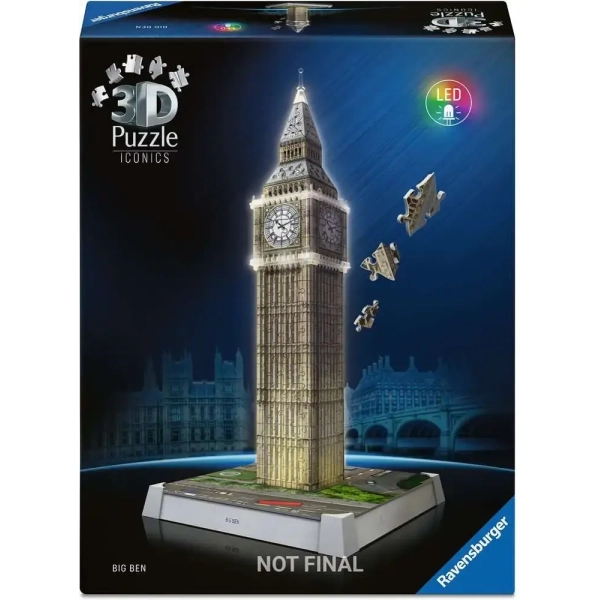 Iconics Big Ben with Light