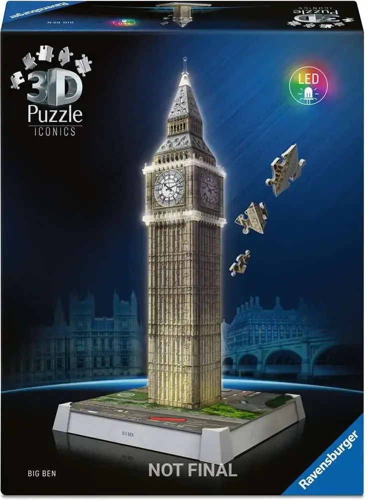 Iconics Big Ben with Light