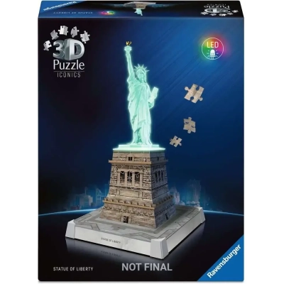 Iconics Statue of Liberty w. Light 108p