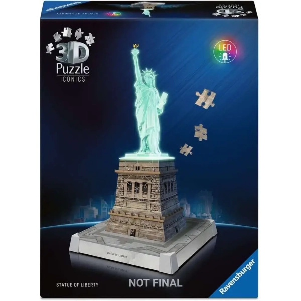 Iconics Statue of Liberty w. Light 108p